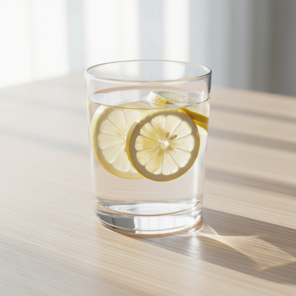 Hydratation und Frische am Morgen